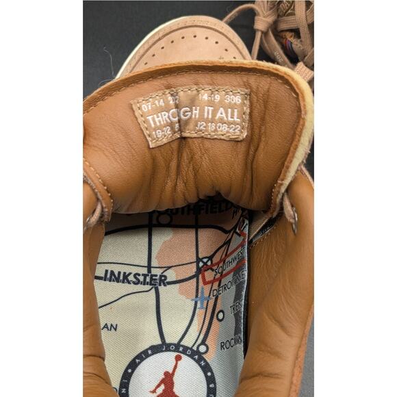 Nike Air Jordan 2 Retro Low SP Two 18 Detroit Men's 5.5 / Wmn 7 - Picture 6 of 9